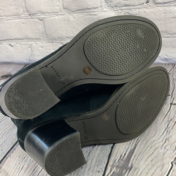 SPERRY TOP-SIDER BLACK/Blue Ankle Boots - Picture 16 of 17